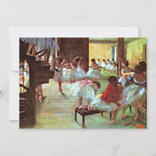 Degas - Ballet School Kaart (Voorkant)