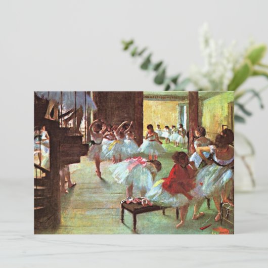 Degas - Ballet School Kaart (Staand voorkant)