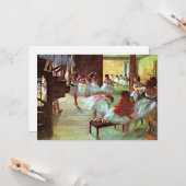 Degas - Ballet School Kaart (Voorkant / Achterkant in situ)