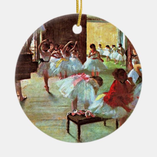 Degas - Ballet School Keramisch Ornament (Voorkant)