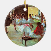 Degas - Ballet School Keramisch Ornament (Achterkant)