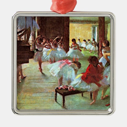 Degas - Ballet School Metalen Ornament (Voorkant)