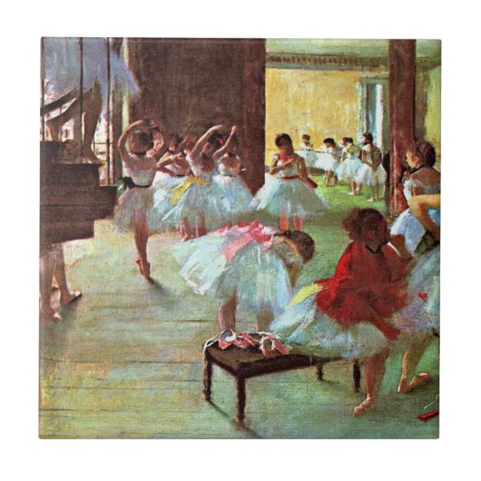 Degas - Ballet School Tegeltje (Voorkant)