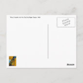 Degas -  beeldende kunst - Mary Cassatt met hond Briefkaart (Achterkant)