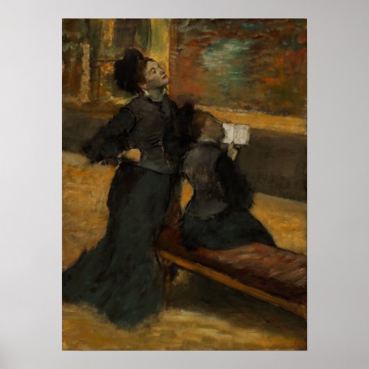 Degas - Bezoek een museum Poster (Voorkant)