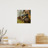 Degas - Bij de hoedenmaakster Poster (Keuken)