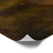 Degas - Biljartzaal bij Menil-Hubert Poster (Hoek)