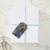 Degas Blauwe Danseressen Pastel Fijn Kunst Meester Cadeaulabel (Met Touw)