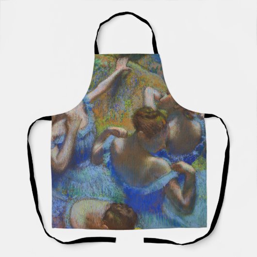Degas Blauwe Danseressen Pastel Fijn Kunst Meester Schort (Voorkant)