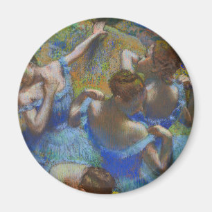 Degas Blauwe Danseressen Pastel Kunst Meesterwerk Magneet