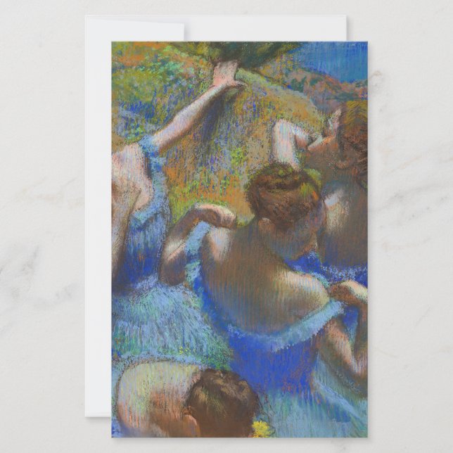 Degas Blauwe Dansers Pastel Kunst Meesterwerk (Voorkant)