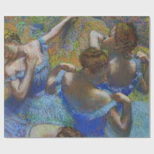 Degas Blauwe Dansers Pastel Kunst Meesterwerk Cadeaupapier