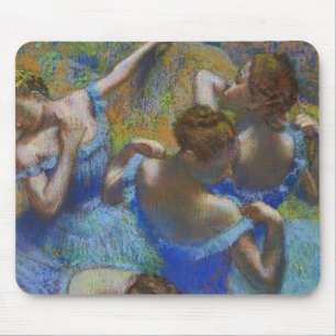 Degas Blauwe Dansers Pastel Kunst Meesterwerk Muismat