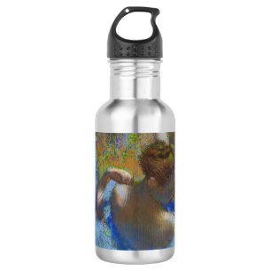 Degas Blauwe Dansers Pastel Kunst Meesterwerk Waterfles