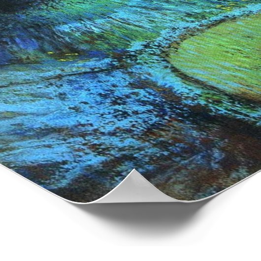 Degas - Blue Dancers 1899 Poster (Hoek)