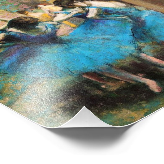 Degas Blue Dancers Foto Afdruk (Hoek)