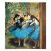 Degas Blue Dancers Foto Afdruk (Voorkant)