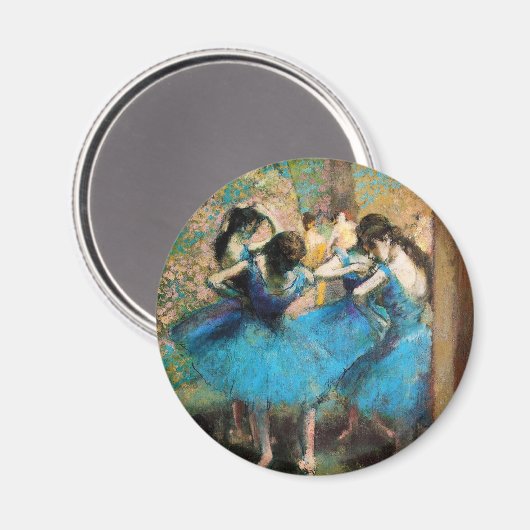 Degas Blue Dancers Magneet (Voorkant / Achterkant)