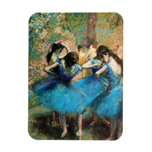 Degas Blue Dancers Magnet Magneet (Verticaal)
