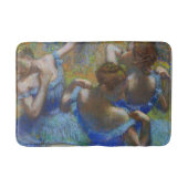 Degas Blue Dancers Pastel Fine Art Masterpiece Badmat (Voorkant)