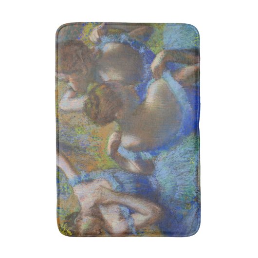Degas Blue Dancers Pastel Fine Art Masterpiece Badmat (Voorkant Verticaal)
