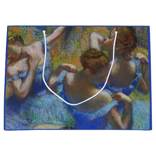 Degas Blue Dancers Pastel Fine Art Masterpiece Groot Cadeauzakje (Voorkant)