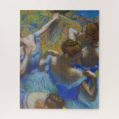 Degas Blue Dancers Pastel Fine Art Masterpiece Legpuzzel (Verticaal)