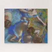 Degas Blue Dancers Pastel Fine Art Masterpiece Legpuzzel (Horizontaal)