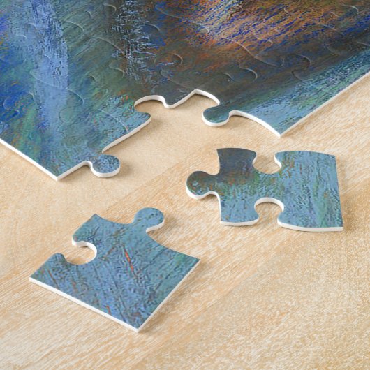 Degas Blue Dancers Pastel Fine Art Masterpiece Legpuzzel (Zijkant)