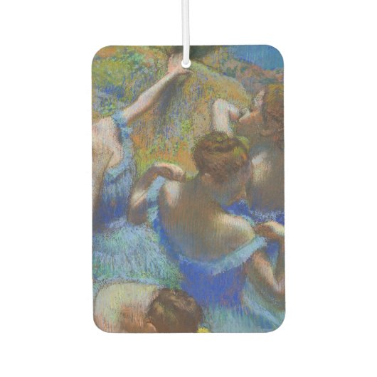 Degas Blue Dancers Pastel Fine Art Masterpiece Luchtverfrisser (Voorkant)