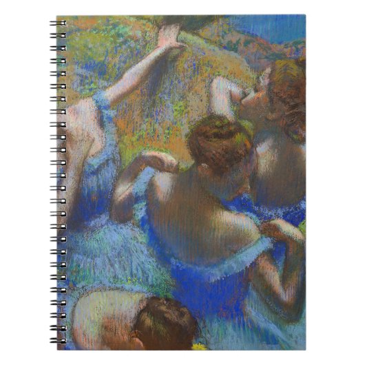 Degas Blue Dancers Pastel Fine Art Masterpiece Notitieboek (Voorkant)