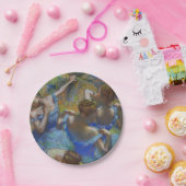 Degas Blue Dancers Pastel Fine Art Masterpiece Papieren Bordje (Feest)