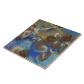 Degas Blue Dancers Pastel Fine Art Masterpiece Tegeltje (Zijkant)