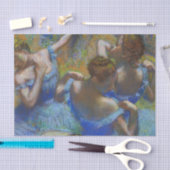 Degas Blue Dancers Pastel Fine Art Masterpiece Tissuepapier (Craft)