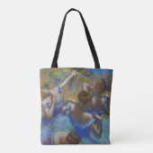 Degas Blue Dancers Pastel Fine Art Masterpiece Tote Bag (Achterkant)