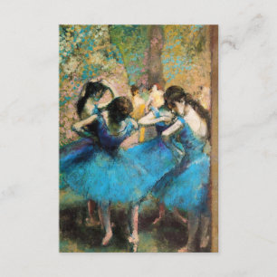 Degas Blue Dancers-uitnodigingen Kaart