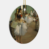 Degas Dance Class Ballet Dancers Ballerina Art Keramisch Ornament (Rechts)