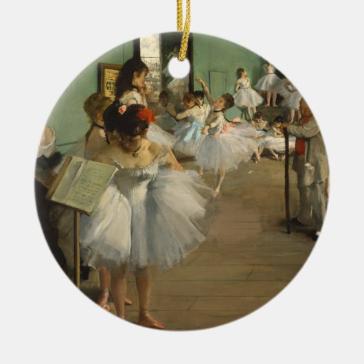 Degas Dance Class Ballet Dancers Ballerina Art Keramisch Ornament (Voorkant)