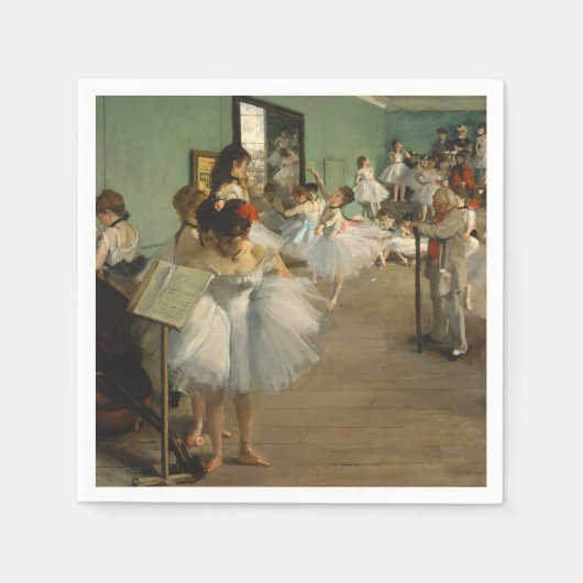Degas Dance Class Ballet Dancers Ballerina Art Servet (Voorkant)