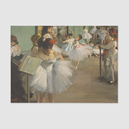 Degas Dance Class Ballet Dancers Ballerina Art Tissuepapier (Voorkant)