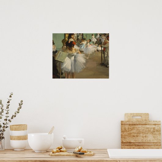 Degas Dance Class Ballet Dancers Poster (Keuken)