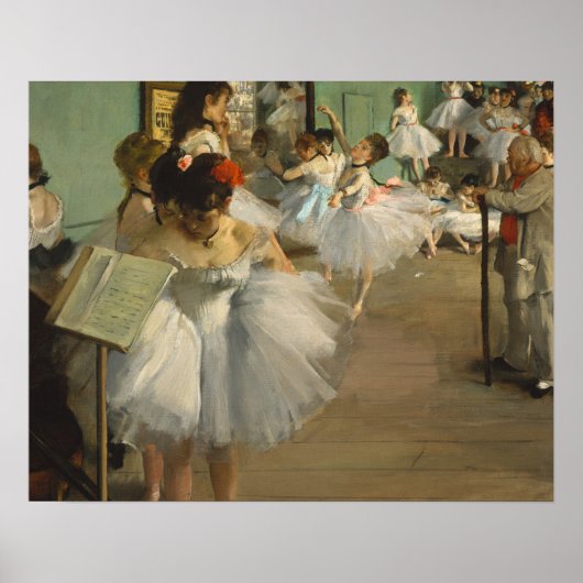 Degas Dance Class Ballet Dancers Poster (Voorkant)