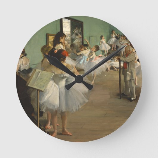 Degas Dance Class Ballet Dancers Ronde Klok (Voorkant)