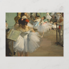 Degas Dance Class Ballet Dansers Ballerina Art Briefkaart