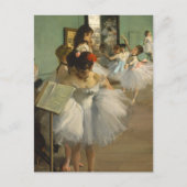 Degas Dance Class Ballet Dansers Ballerina Art Briefkaart (Voorkant)