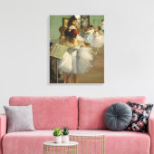 Degas Dance Class Ballet Dansers Ballerina Art Canvas Afdruk (Insitu (Woonkamer))