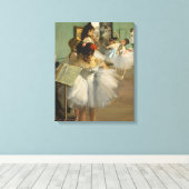 Degas Dance Class Ballet Dansers Ballerina Art Canvas Afdruk (Insitu (Houten vloer))