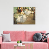 Degas Dance Class Ballet Dansers Ballerina Art Canvas Afdruk (Insitu (Woonkamer))