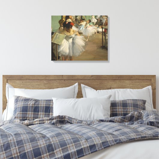 Degas Dance Class Ballet Dansers Ballerina Art Canvas Afdruk (Insitu (Slaapkamer))