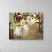 Degas Dance Class Ballet Dansers Ballerina Art Canvas Afdruk (Voorkant)